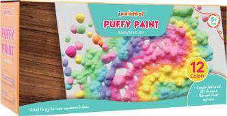 Puffy paints product packaging from the supplied catalogue